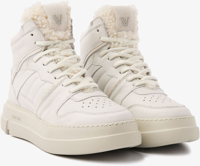 Beige VIA VAI Hoge sneaker BLUE MATT - large