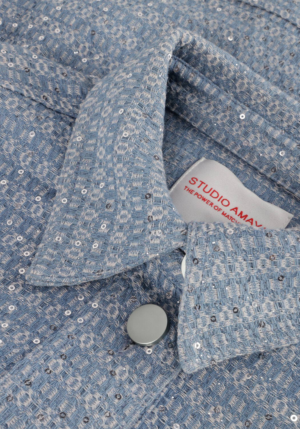 Blauwe STUDIO AMAYA Spijkerjas MAIKE - large