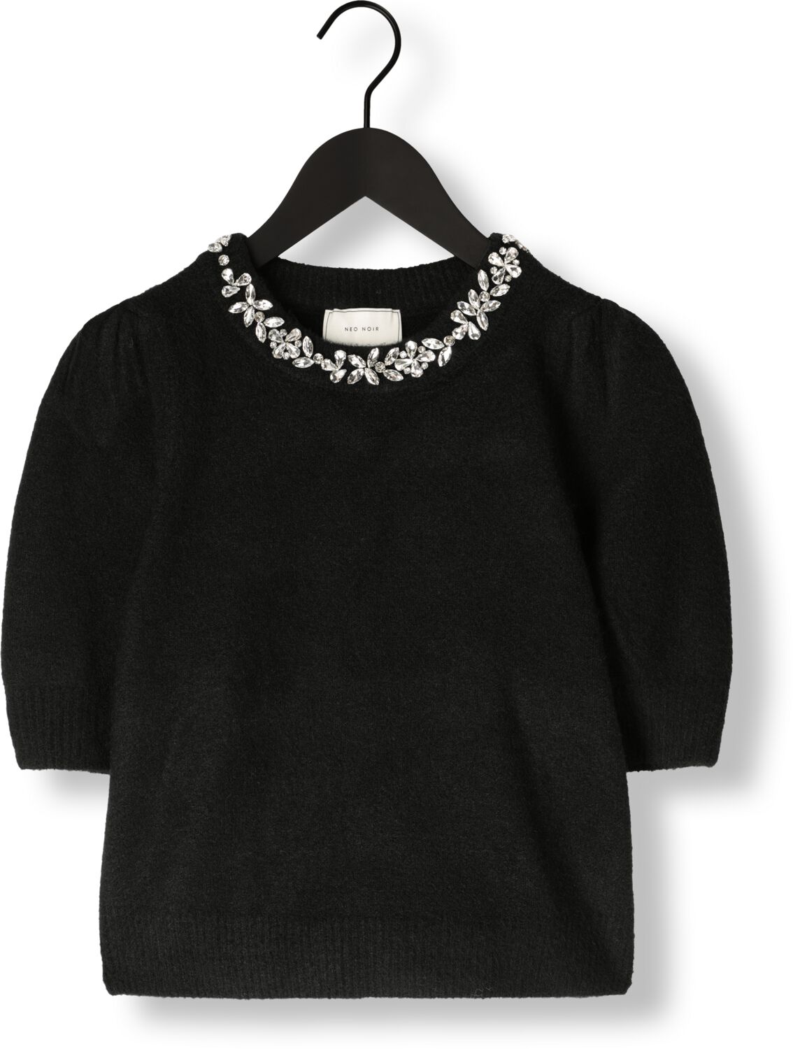 NEO NOIR Dames Truien & Vesten Maia Stone Knit Blouse Zwart
