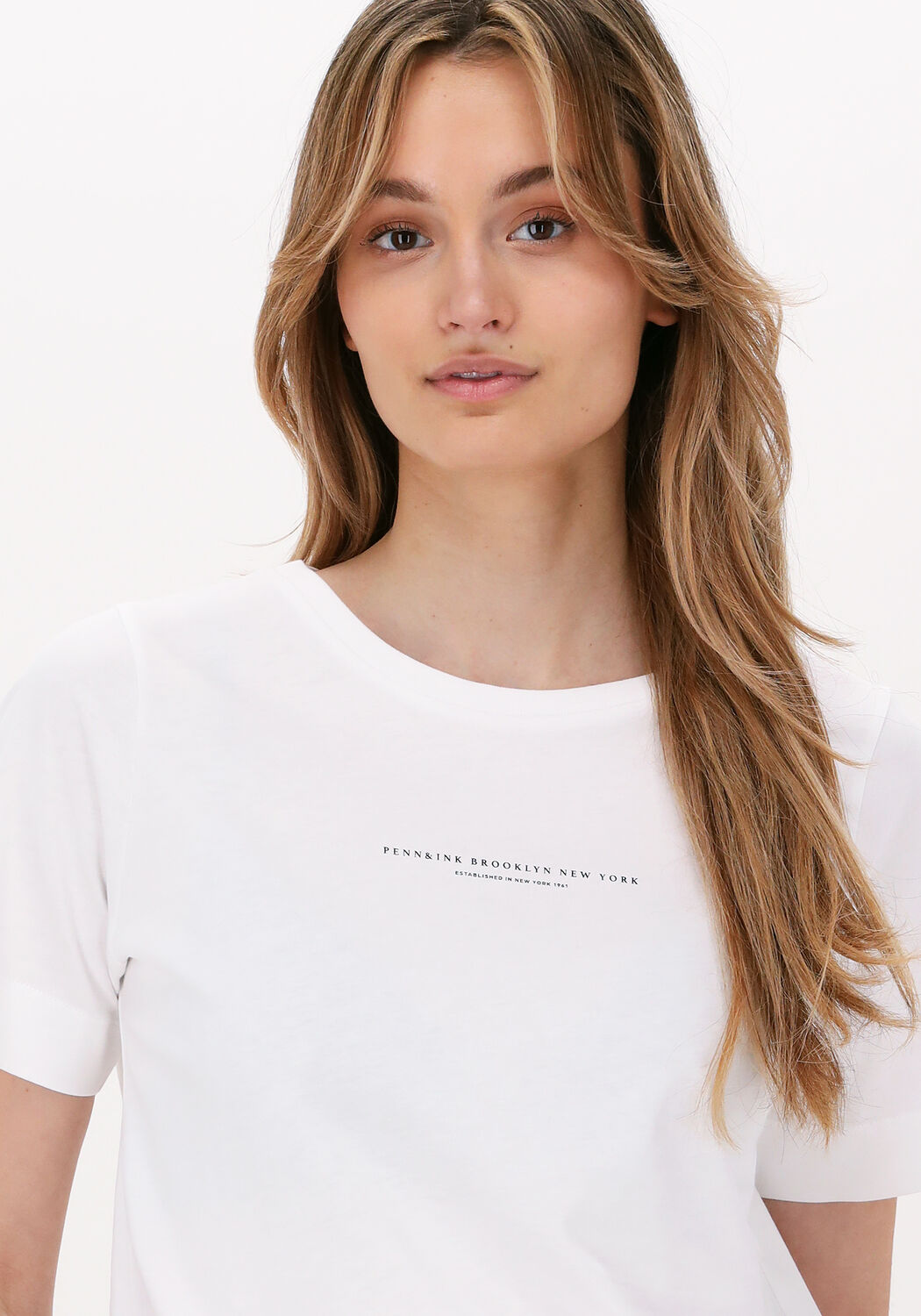 Wit shirt met print dames 2025
