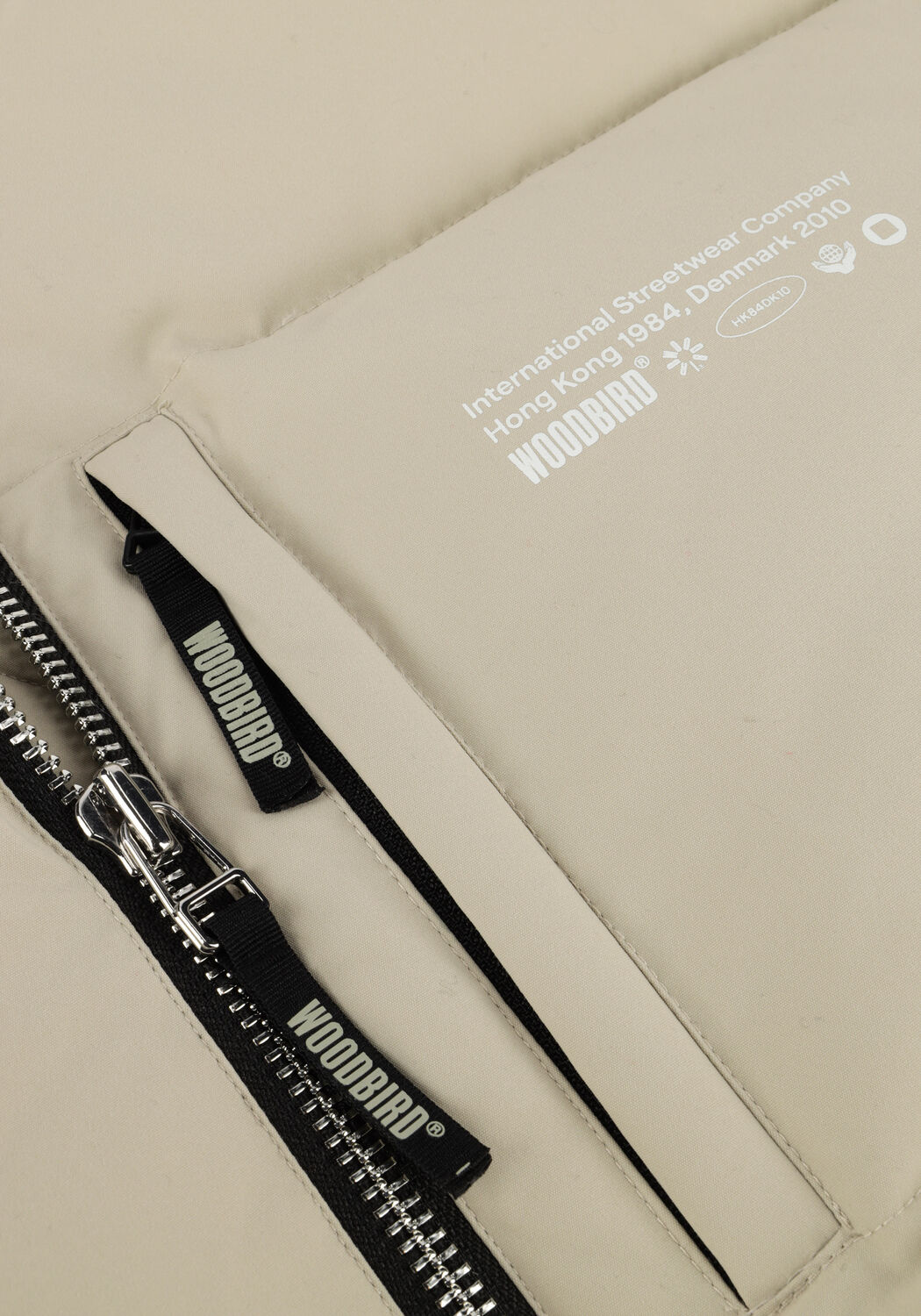 Beige WOODBIRD Gewatteerde jas WBDAPPER PUFF JACKET - large