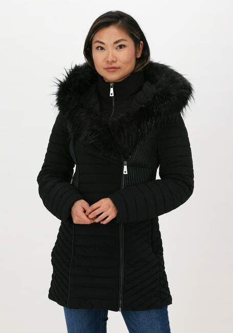 Zwarte GUESS Gewatteerde jas NEW OXANA JACKET - large