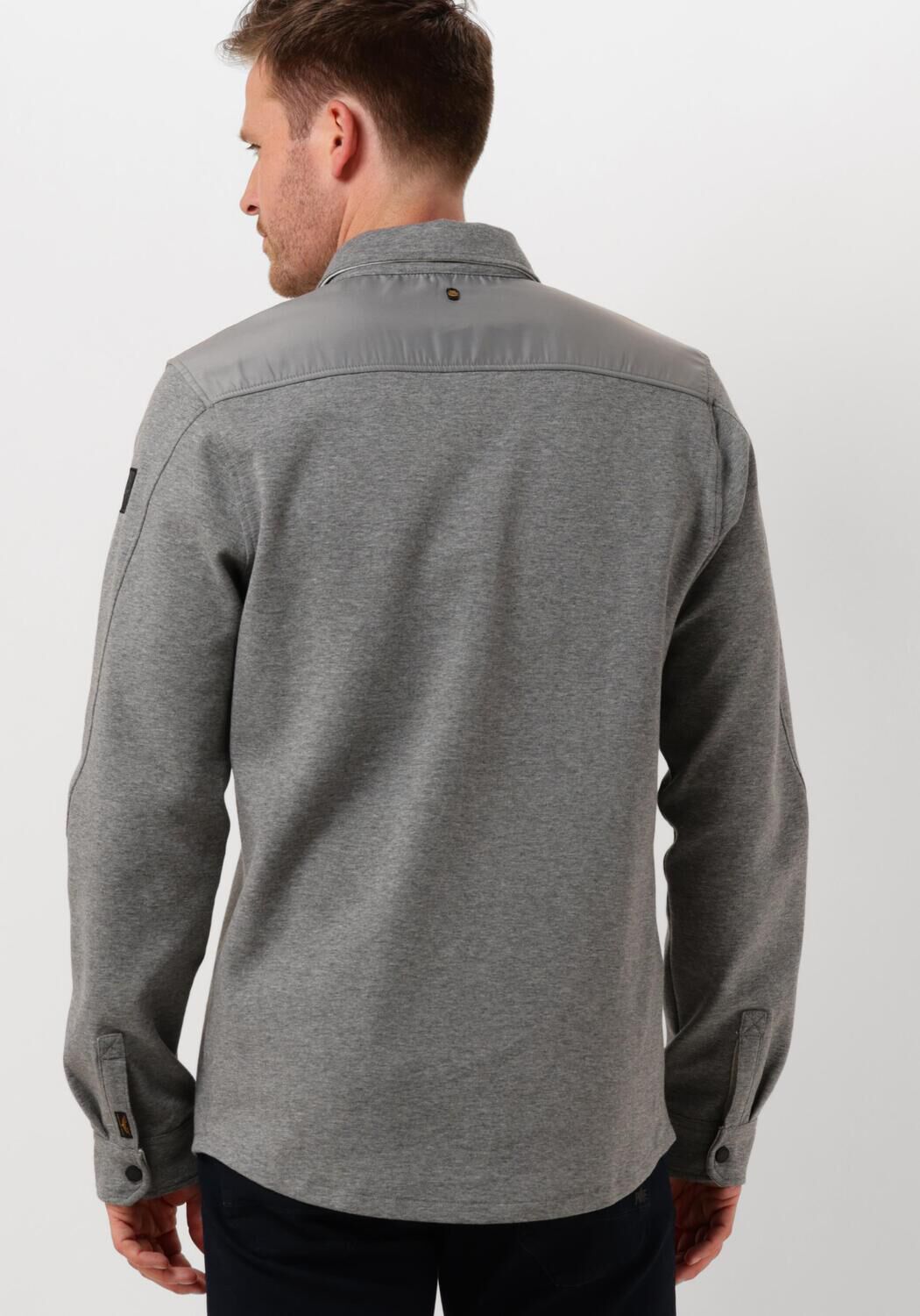 PME LEGEND Heren Overshirts Long Sleeve Shirt Spacer Sweat Wit