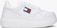 Witte TOMMY JEANS Lage sneakers TOMMY JEANS RETRO BASKET FLATF - medium