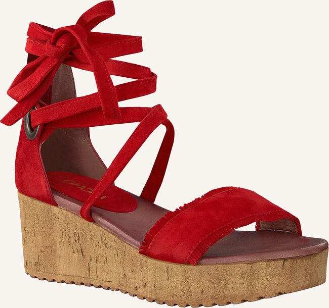 Rode OMODA Sandalen met hak 722007 Rode OMODA Sandalen met hak 722007 - large