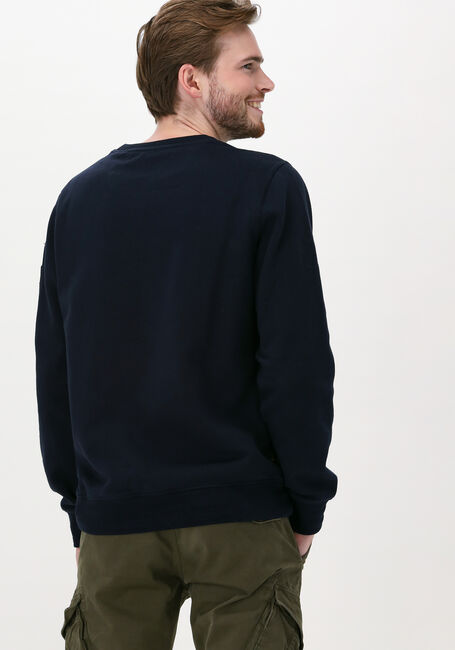 Blauwe PME LEGEND Sweater LONG SLEEVE R-NECK BRUSHED SWE - large