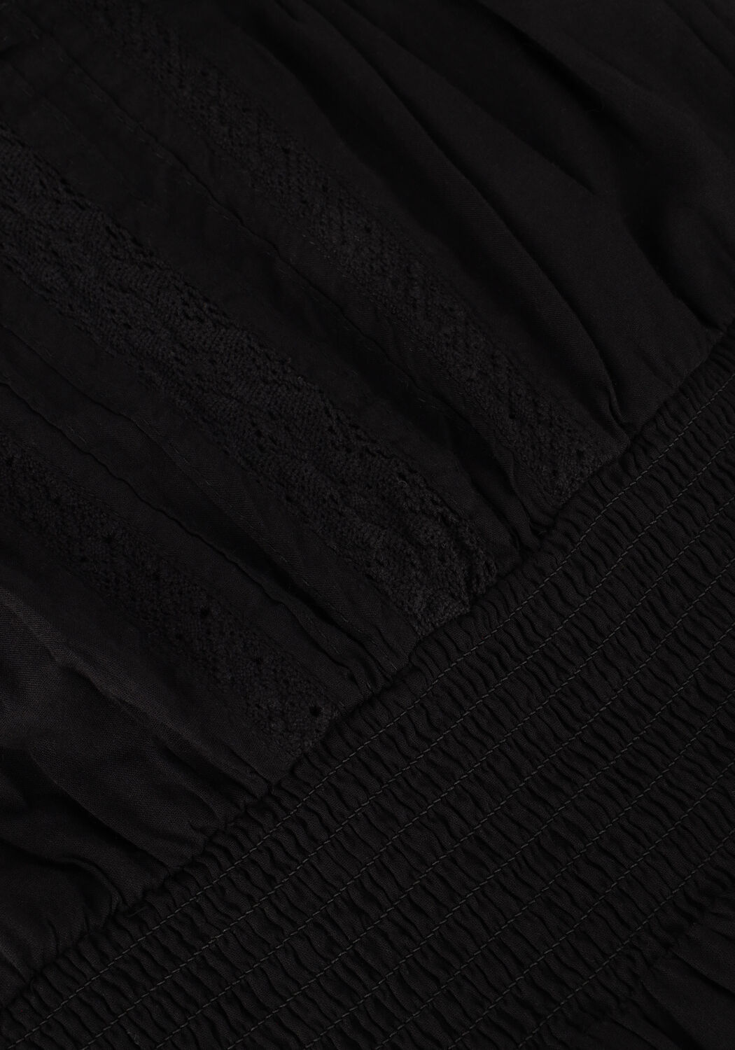 Zwarte NEO NOIR Mini jurk ARAN S VOILE DRESS - large