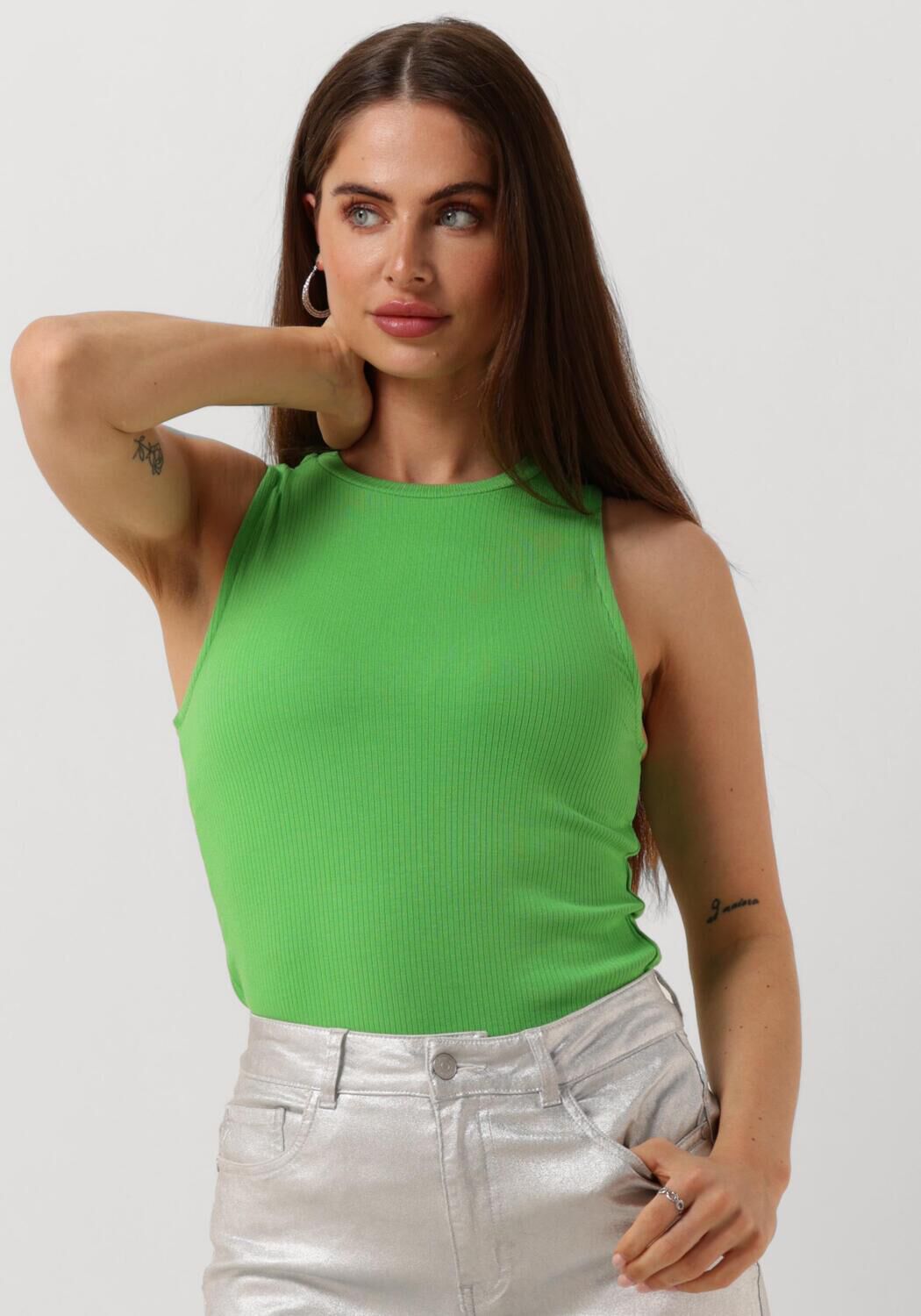 OBJECT Dames Tops & T-shirts Objjamie S l Tank Top Noos Groen