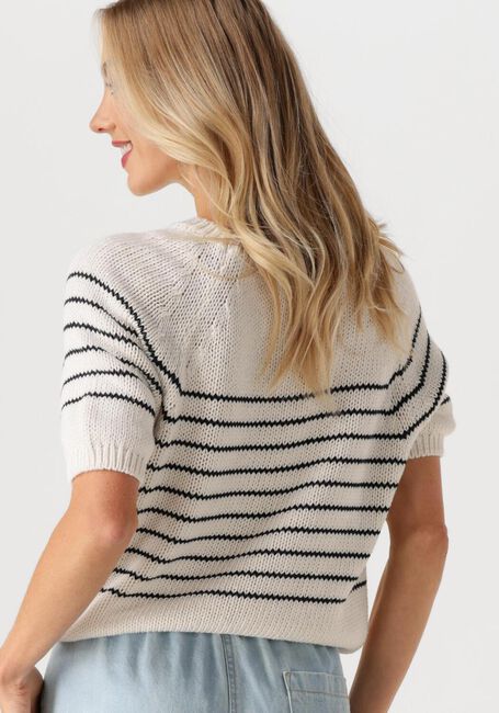 Ecru BY-BAR Trui CRUZ STRIPE PULLOVER - large