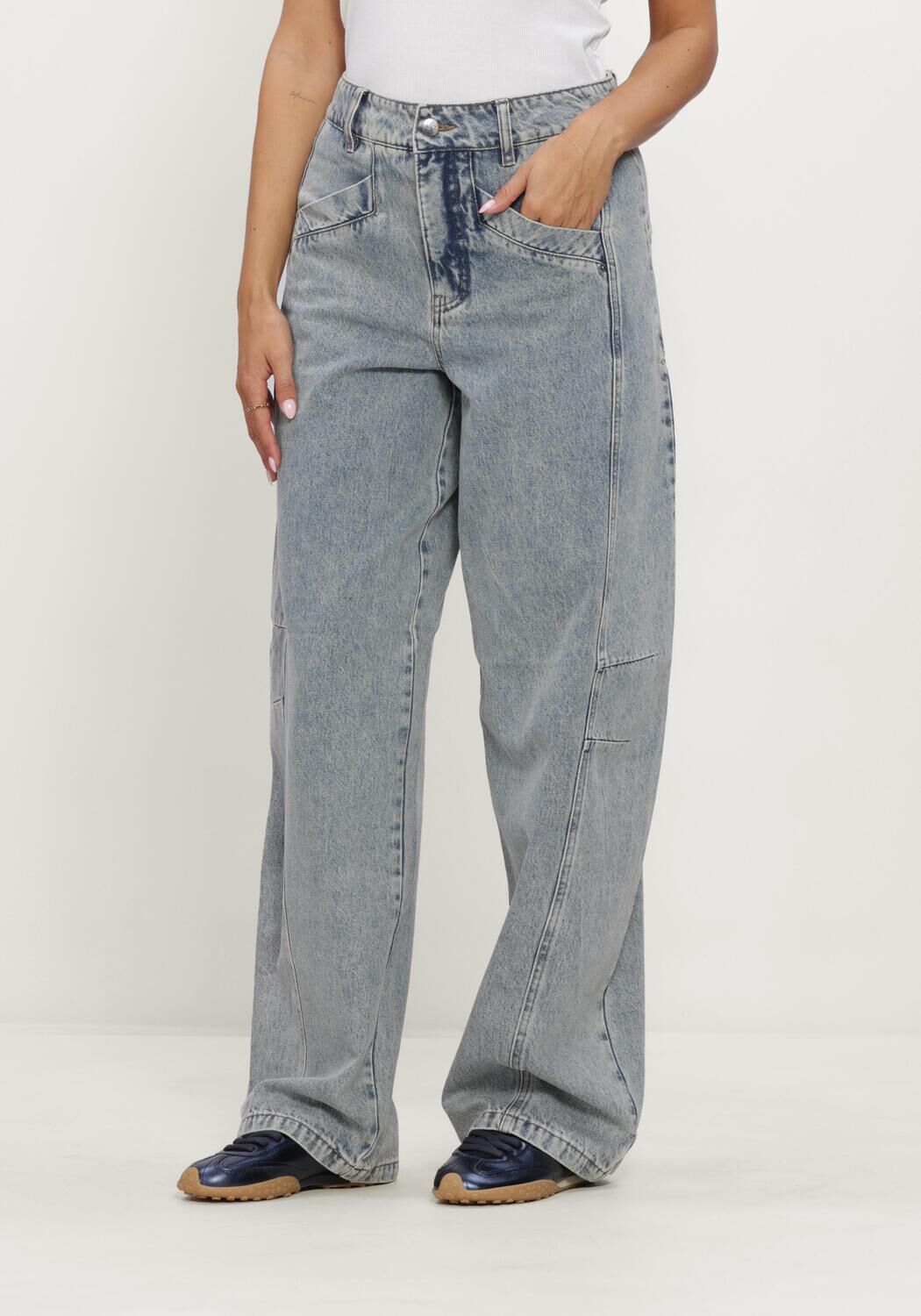 Blauwe CO'COUTURE Barrel jeans JACKSONCC BARREL JEANS - large