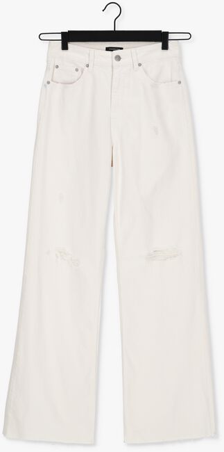 Witte COLOURFUL REBEL Wide jeans GAIA HIGHT RISE WIDE LEG DENIM PANTS - large