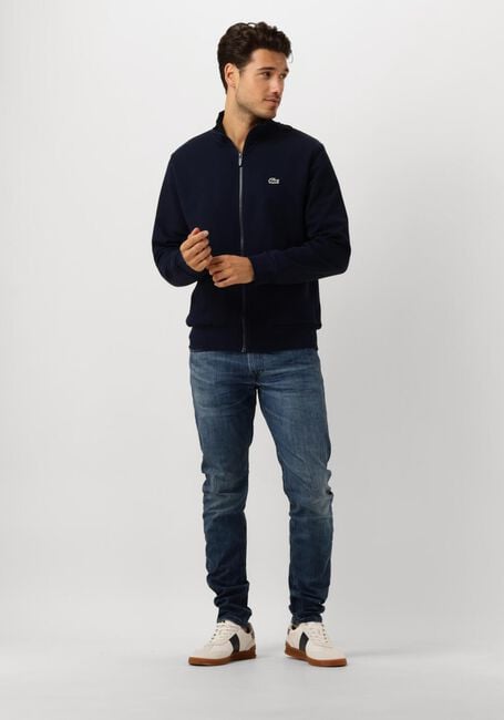 Donkerblauwe LACOSTE Vest 1HS1 MENS SWEAT ZIP - large