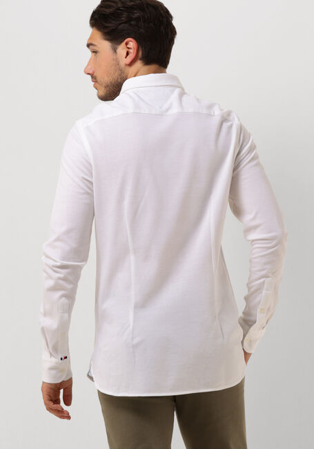 Witte TOMMY HILFIGER Klassiek overhemd 1985 KNITTED SF SHIRT - large