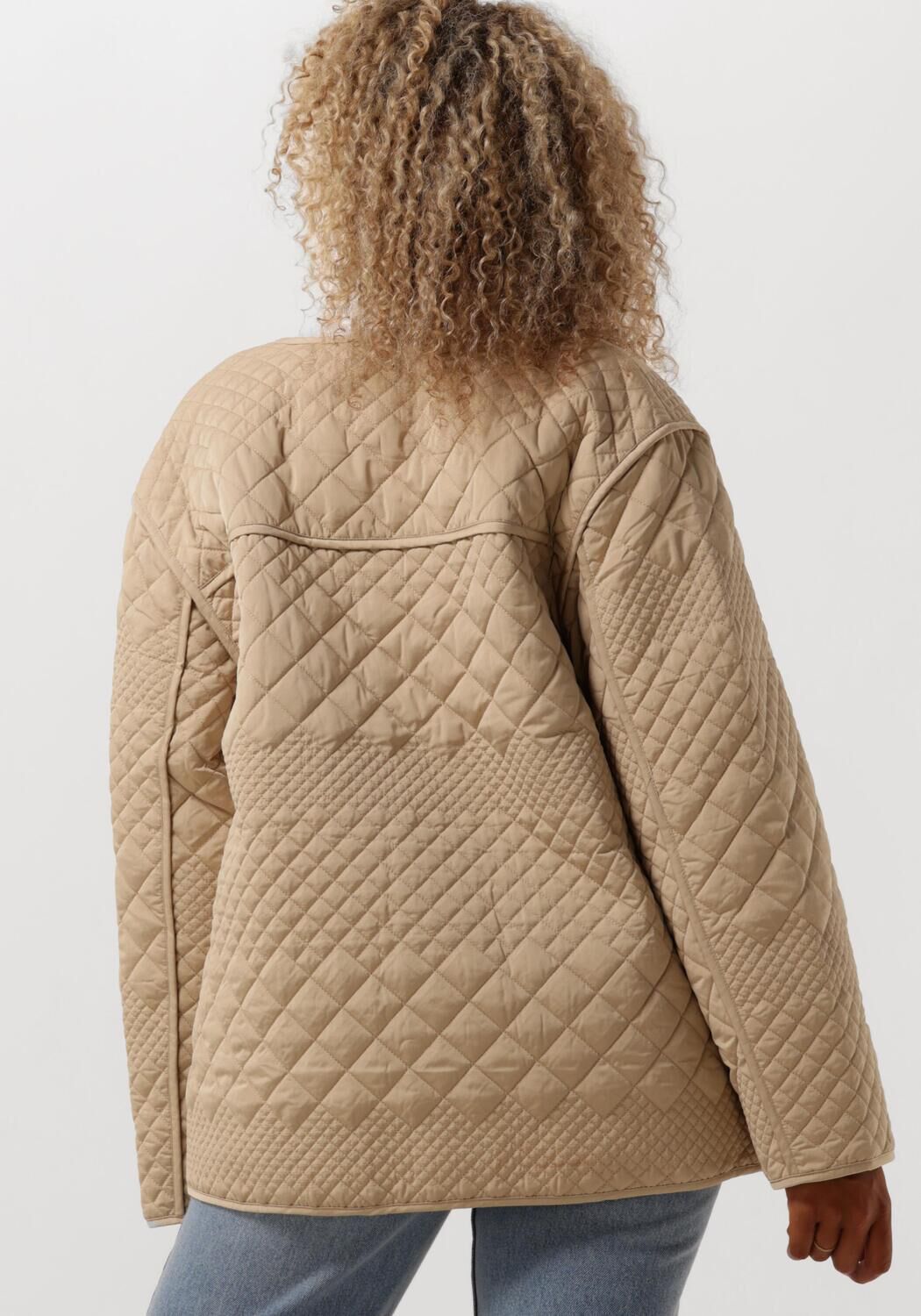 Y.A.S. Dames Jassen Yaslaurie Ls Padded Jacket S. Bruin