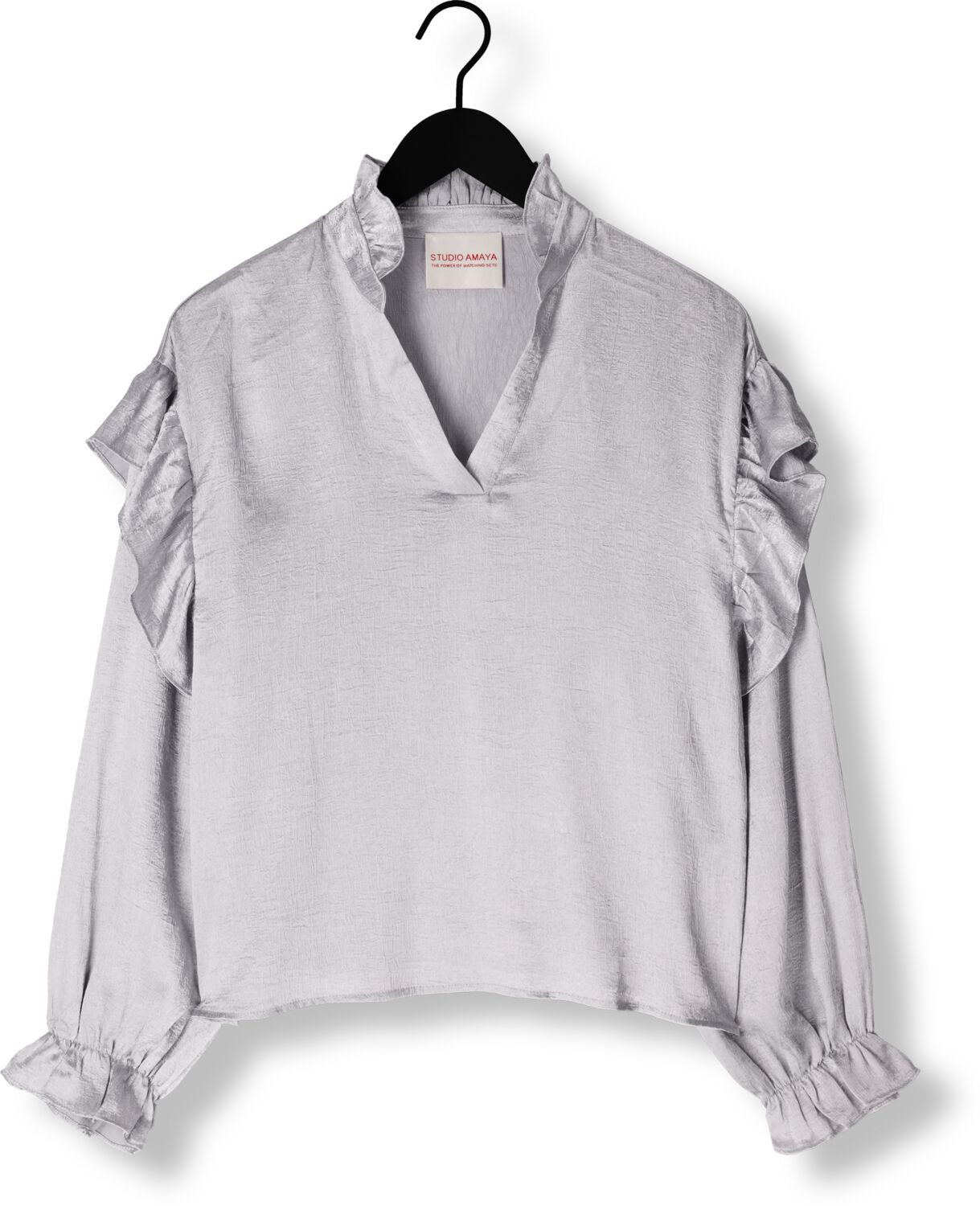 STUDIO AMAYA Dames Blouses Elena Grijs