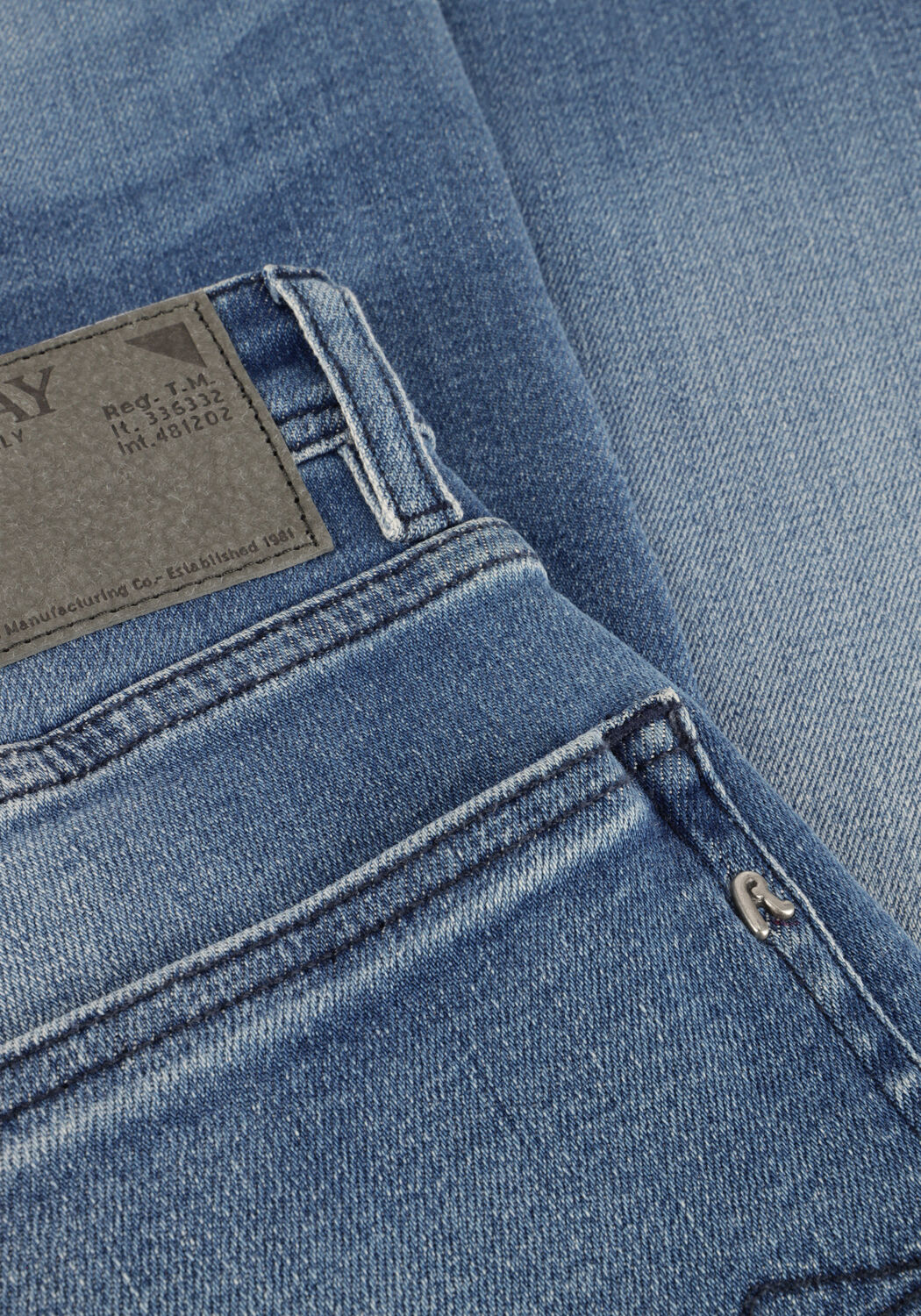 Blauwe REPLAY Skinny jeans GROVER PANTS - large