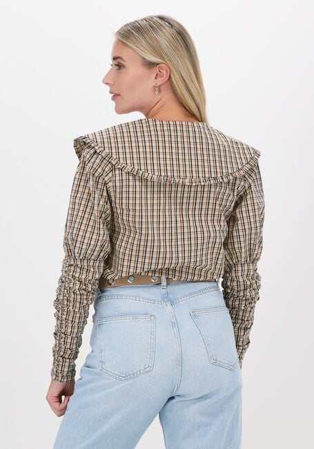 Zand CO'COUTURE Blouses CILIA COLLAR CHECK SHIRT - large