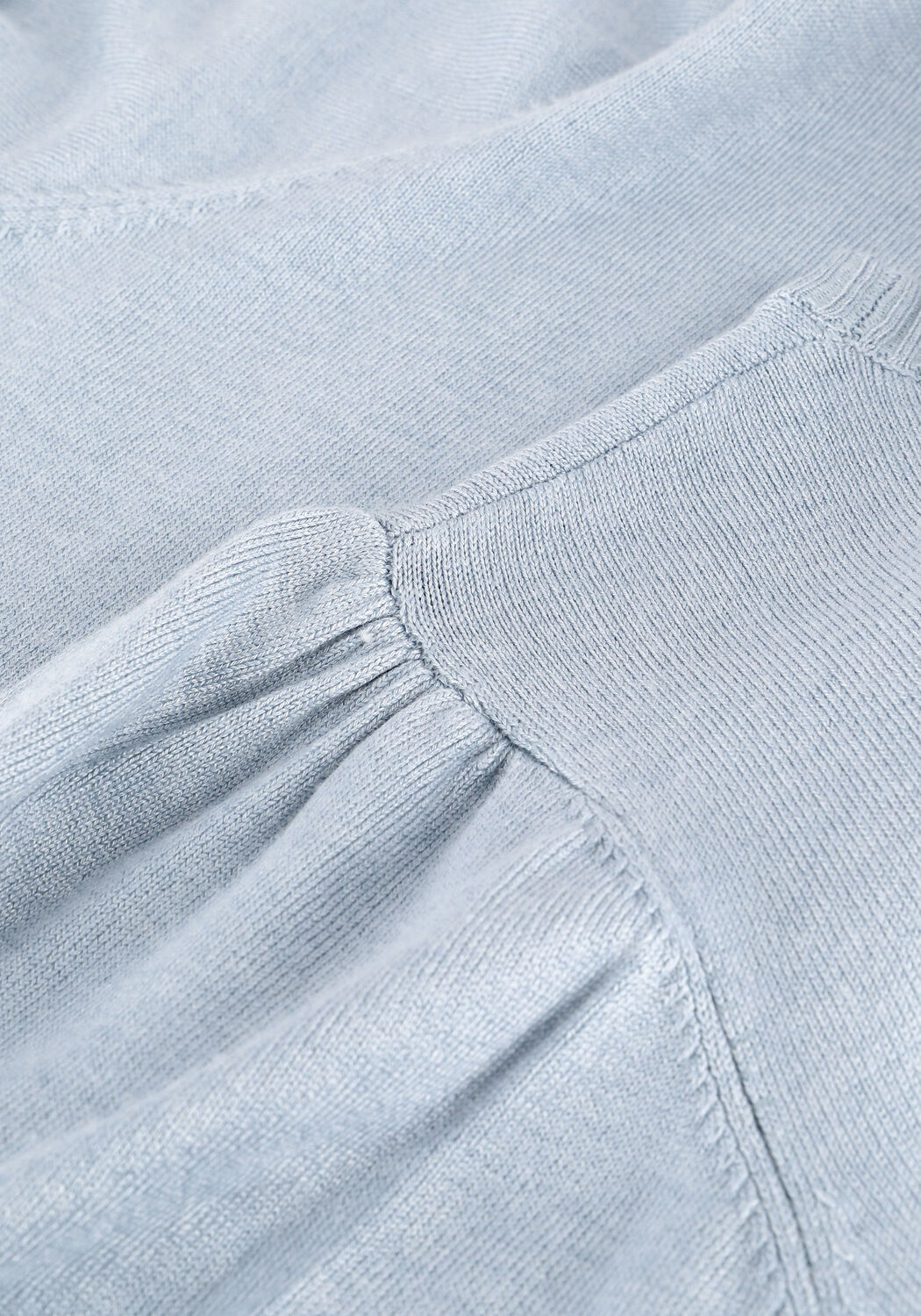 Lichtblauwe MINUS Top LIVA KNIT TEE - large