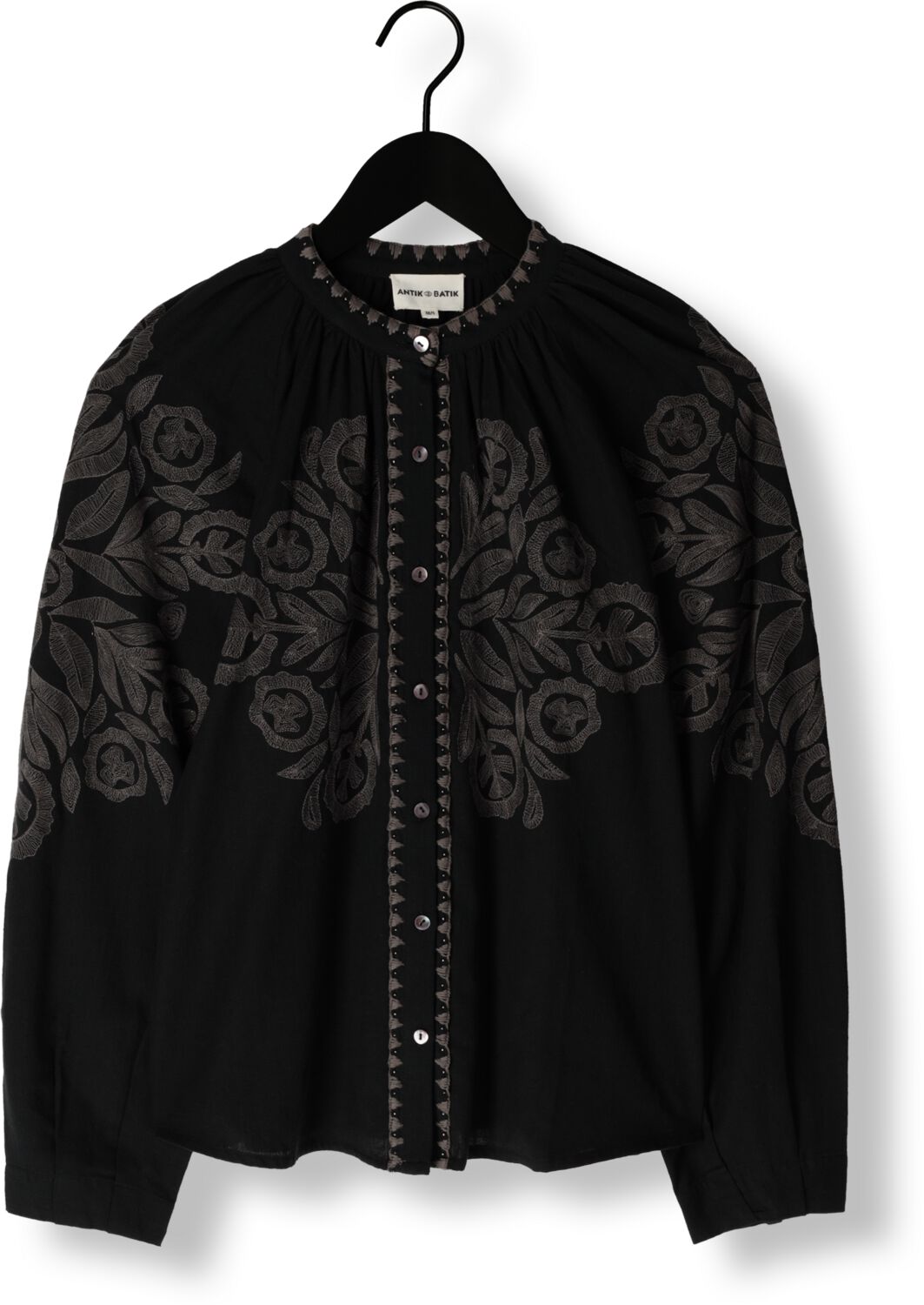 ANTIK BATIK Dames Blouses Eglantine Blouse Zwart