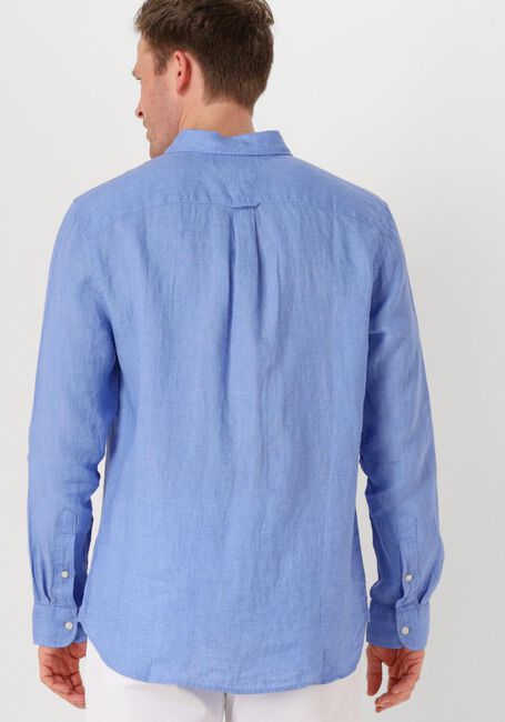Lichtblauwe TOMMY HILFIGER Casual overhemd PIGMENT DYED LI SOLID RF SHIRT - large