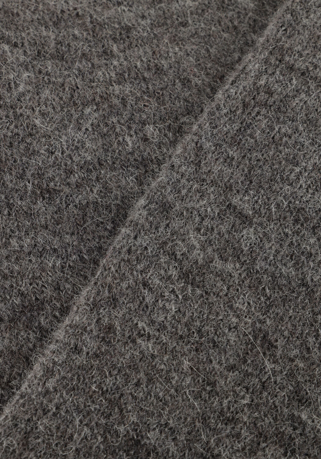 Grijze SELECTED WOMEN Trui SLFLULU LS KNIT O-NECK - large