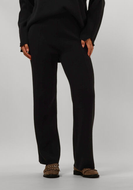 Zwarte RESORT FINEST Pantalon KNITTED PANTS - large