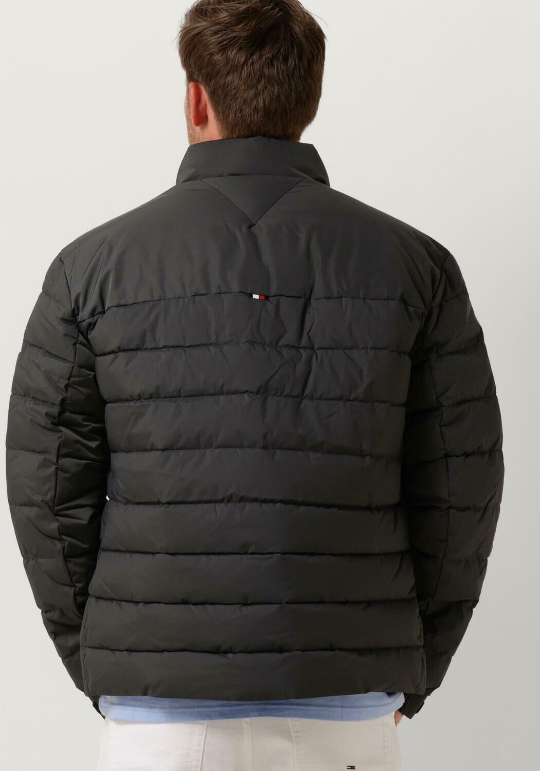TOMMY HILFIGER Heren Jassen Mid New York Puffer Grijs
