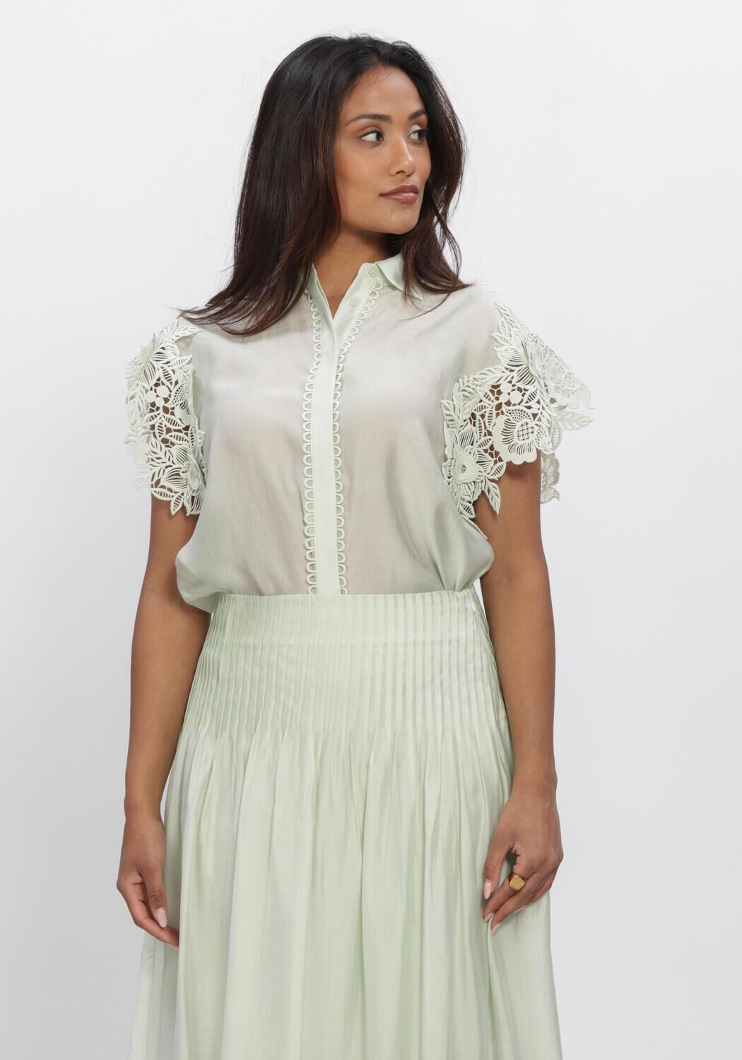 Groene COPENHAGEN MUSE Tops & T-shirts CMMOLLY-SHIRT - large