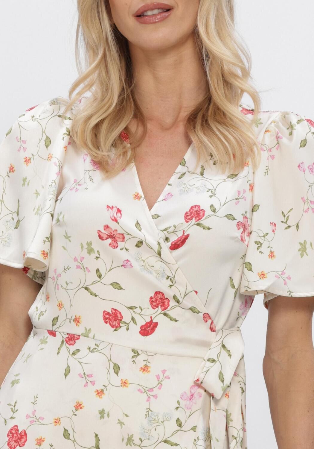 Multi Y.A.S. Midi jurk YASTHEA 2/4 MIDI WRAP DRESS S. - large