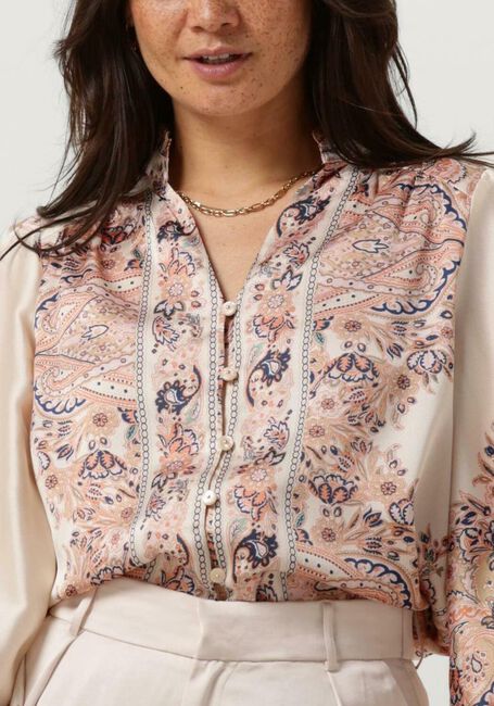 Creme NEO NOIR Blouses MASSIMA PAISLEY BORDER BLOUSE - large