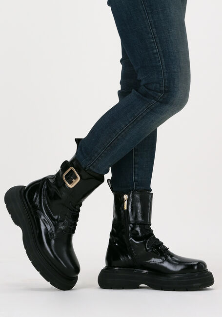 Zwarte NOTRE-V Veterboots AN133 Zwarte NOTRE-V Veterboots AN133 - large