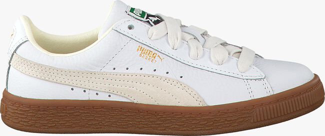 Witte PUMA Lage sneakers BASKET CLASSIC GUM DELUXE PS - large