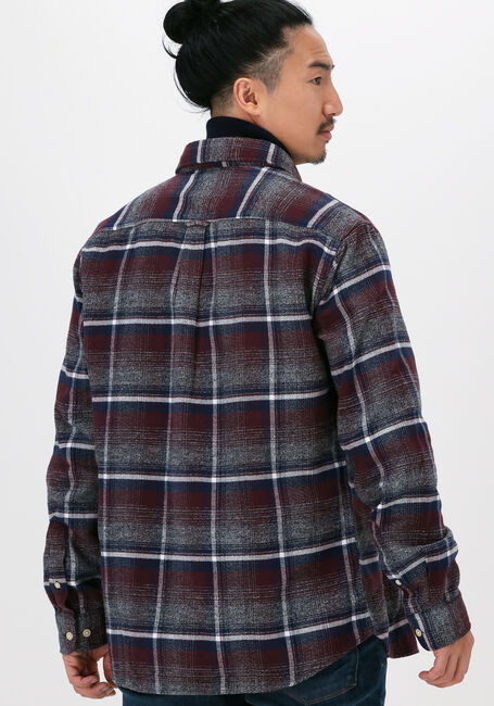 Bordeaux SELECTED HOMME Casual overhemd SLHREGTRADE SHIRT LS MIX W - large