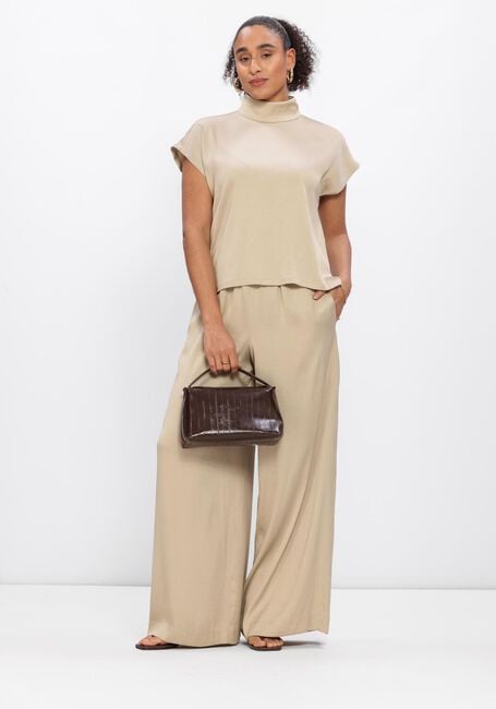 Beige DRYKORN T-shirt ALARIA 1 - large