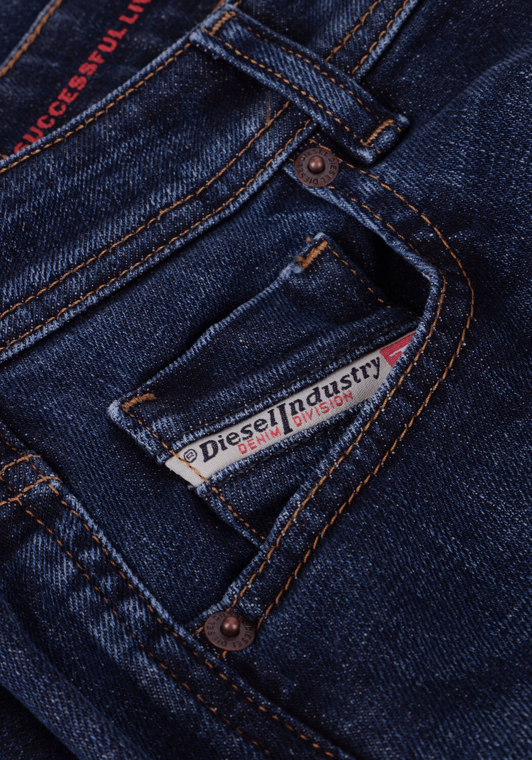 Blauwe DIESEL Slim fit jeans 2004 - large