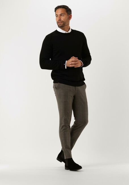 Zwarte VANGUARD Trui R-NECK 100% MERINO WOOL EXTRAFINE - large