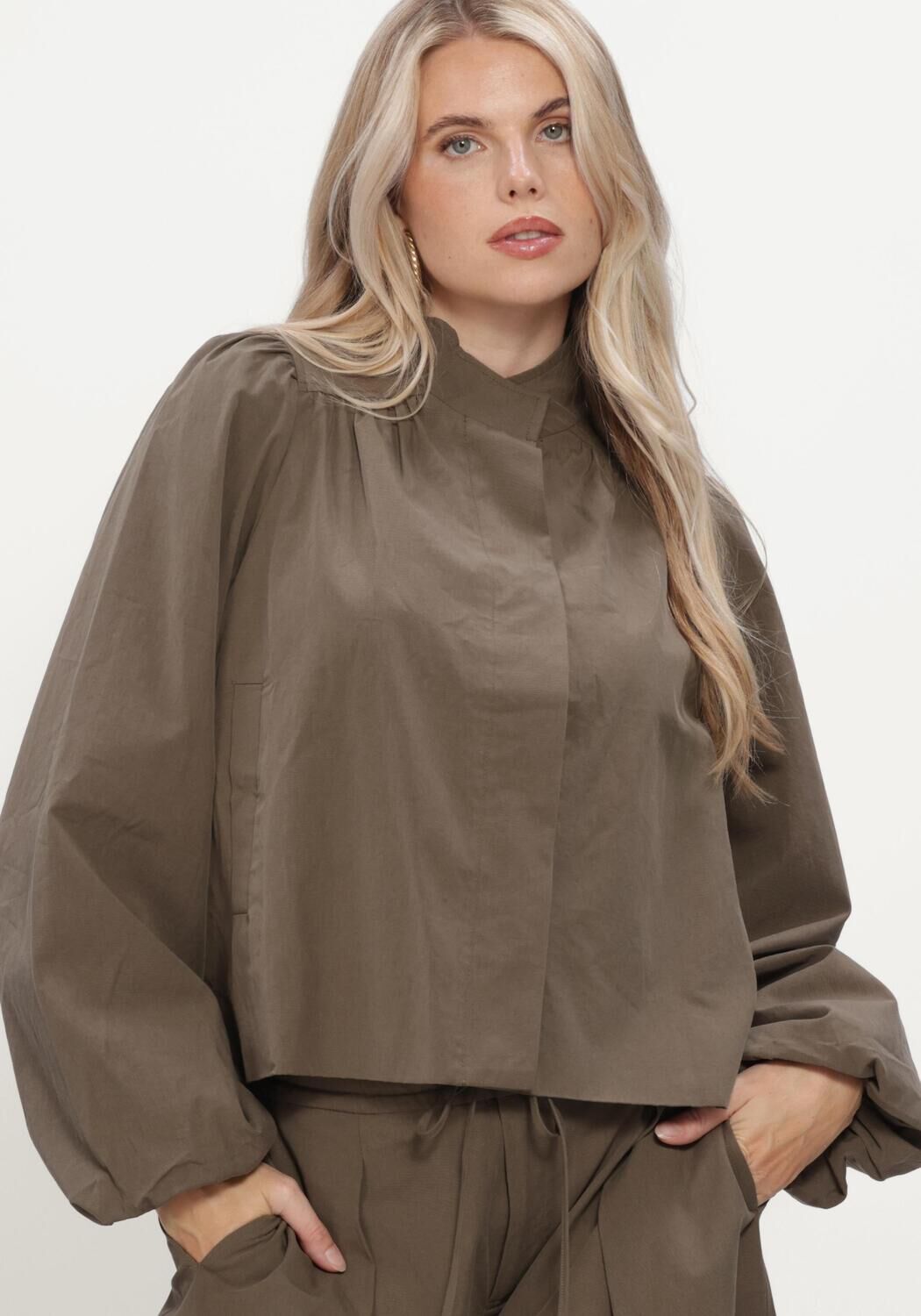 Khaki NOTRE-V Blazer NV-ISAURA - large