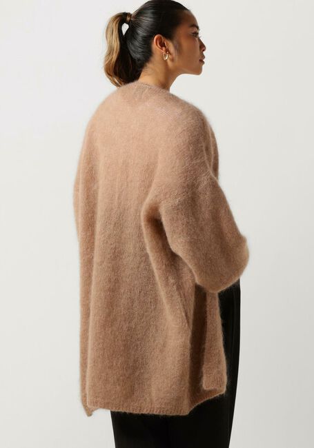 Beige AMERICAN DREAMS Vest LEE MIDI CARDIGAN - large