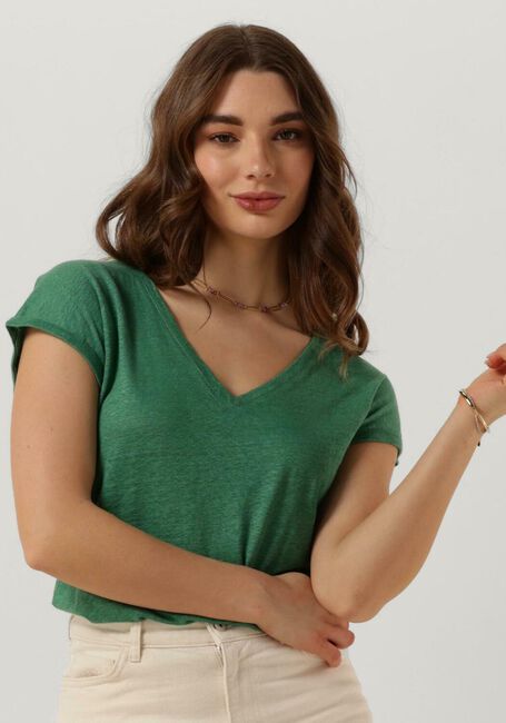 Groene BY-BAR Top MOMI LINEN TOP - large