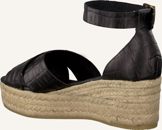 Zwarte NOTRE-V Platte sandalen OM20-01 Zwarte NOTRE-V Platte sandalen OM20-01 - large