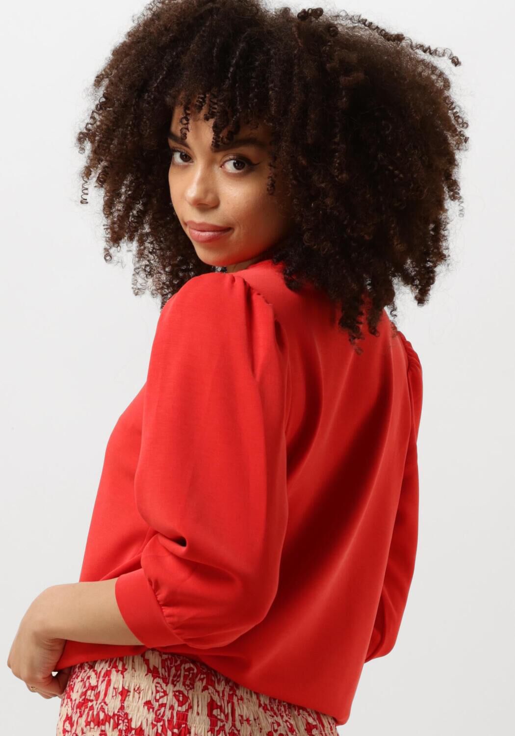 SELECTED FEMME Dames Truien & Vesten Slftenny 3 4 Sweat Top Rood