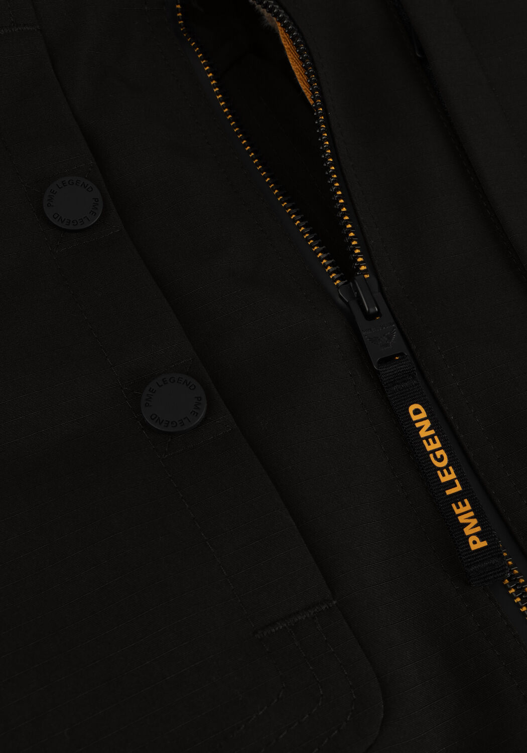 Zwarte PME LEGEND Parka's SEMI LONG JACKET SNOWPACK ICON 2.0 TRAIL RIPSTOP - large