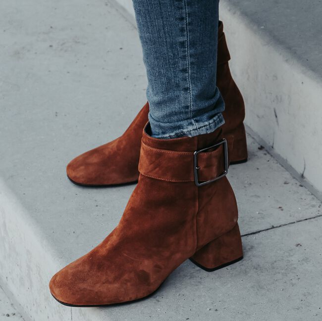 Cognac ROBERTO D'ANGELO Enkellaarsjes LORENA Cognac ROBERTO D'ANGELO Enkellaarsjes LORENA - large