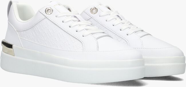 Witte TOMMY HILFIGER Lage sneakers LUX COURT MONOGRAM - large