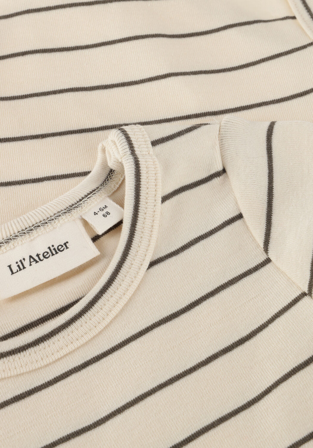 Ecru LIL' ATELIER Rompers NBMGEO LIM LS SLIM BODY LIL - large