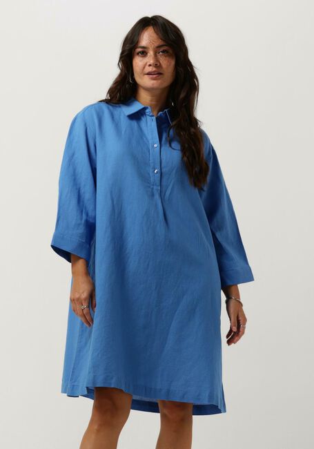 Blauwe MSCH COPENHAGEN Mini jurk MSCHKUAN MIRILLA 3/4 DRESS - large
