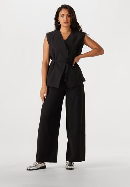 Zwarte OBJECT Pantalon OBJYUI HW WIDE PANTS 137 - large