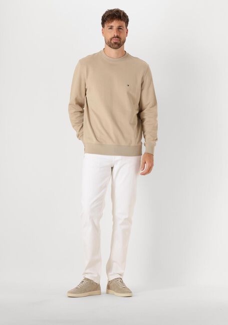 Khaki TOMMY HILFIGER Trui ESSENTIAL TERRY CREWNECK - large