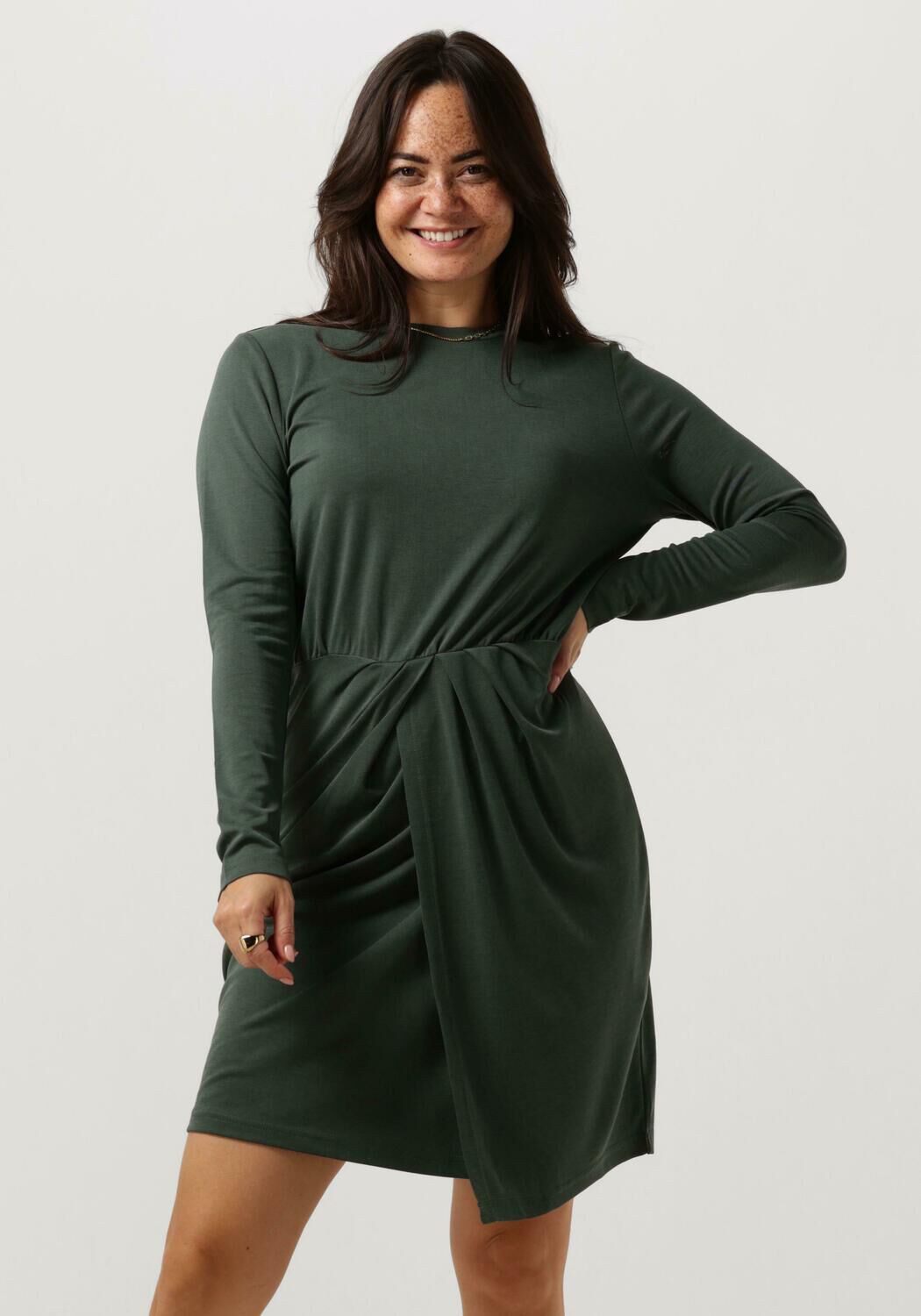 MINUS Dames Jurken Reyna Modal Midi Dress Groen