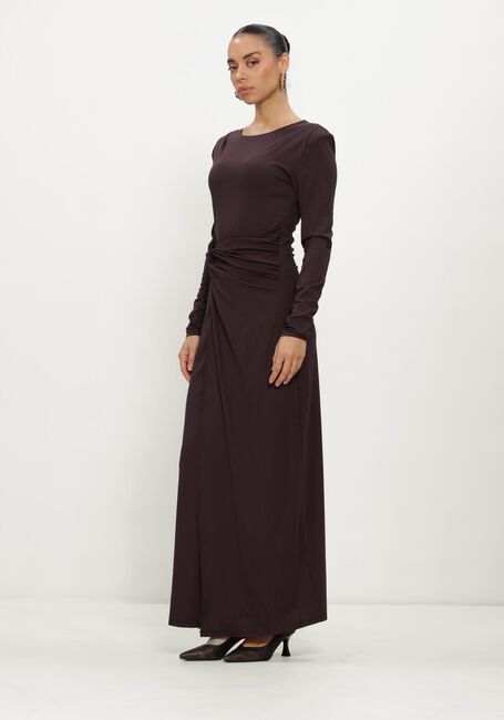 Bruine FREEBIRD Midi jurk DONNE - large